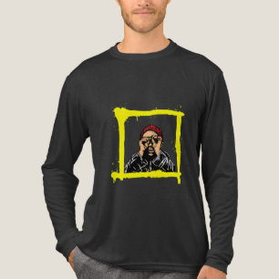 Graffiti-Gesicht-T-Shirt - Kühne urbane Kunst für Tri-Blend Shirt