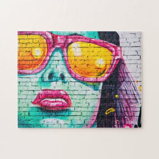 Graffiti Girl 252 Stück Puzzle (Horizontal)