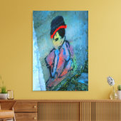 Graffiti Girl eingepackte Leinwand (Insitu (Wohnzimmer))
