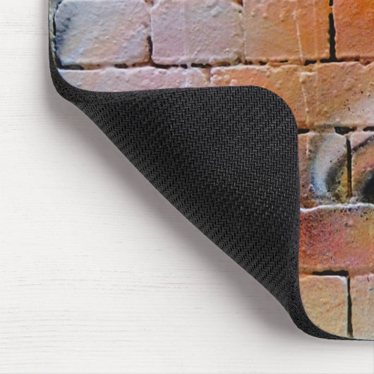 Graffiti Girl Lila Blue Hübsch Eyes Mousepad (Ecke)