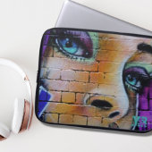 Graffiti Girl Monogram Laptopschutzhülle
