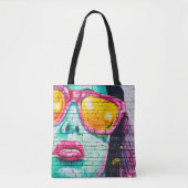 Graffiti Girl Tasche (Vorderseite)