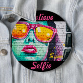 Graffiti glauben an Ihre Selfie-Taste Button (Beispiel)