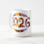 Graffiti Glow: New Year Street Vibes Tee Kaffeetasse (Vorderseite Links)