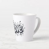 Graffiti Graffiti Monochrome Liebe Tag Milchtasse (Rechte Ecke)