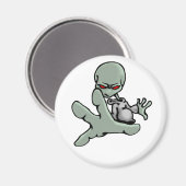 Graffiti Gray Alien - Magnet (Vorderseite/Rückseite)