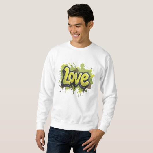 Graffiti Grime & Grove Liebe Sweatshirt (Vorne ganz)