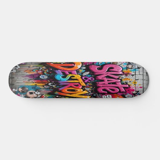 Graffiti Grind Deck Edition 3 Skateboard (Horizontal)