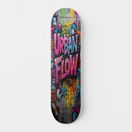 Graffiti Grind Deck Edition 4 Skateboard (Vorderseite)