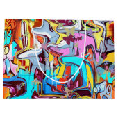 Graffiti Große Geschenktüte (Rückseite)