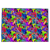 Graffiti Große Geschenktüte (Rückseite)