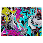 Graffiti Große Geschenktüte (Rückseite)