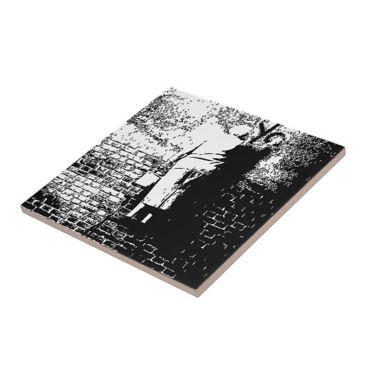 Graffiti-Großmutter Fliese (Seite)