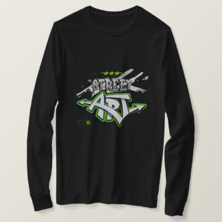 Graffiti Grün Design T-Shirt
