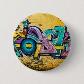 Graffiti, Grundarfjordur, Island Button (Vorderseite)
