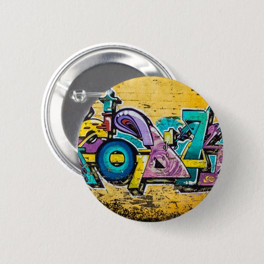 Graffiti, Grundarfjordur, Island Button (Vorne & Hinten)