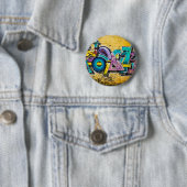 Graffiti, Grundarfjordur, Island Button (Beispiel)