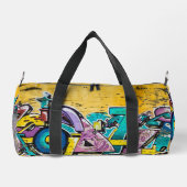 Graffiti, Grundarfjordur, Island Duffle Bag (Rückseite)