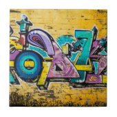 Graffiti, Grundarfjordur, Island Fliese (Vorderseite)