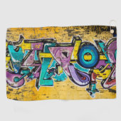 Graffiti, Grundarfjordur, Island Golfhandtuch (Horizontal)