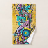 Graffiti, Grundarfjordur, Island Handtuch (Handtuch)