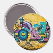 Graffiti, Grundarfjordur, Island Magnet (Vorderseite/Rückseite)