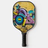 Graffiti, Grundarfjordur, Island Pickleball Schläger (Vorderseite)