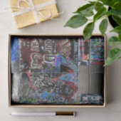 Graffiti Grunge Colorado Stadtmauer Seidenpapier (Geschenk)