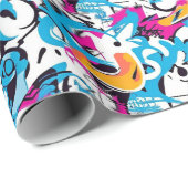Graffiti Grunge Geschenkpapier (Rolleneckpunkt)