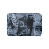Graffiti Grunge gestrichen | Dunkle Marine und Den Badematte (Vorderseite)