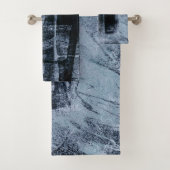 Graffiti Grunge gestrichen | Dunkle Marine und Den Badhandtuch Set (Insitu)