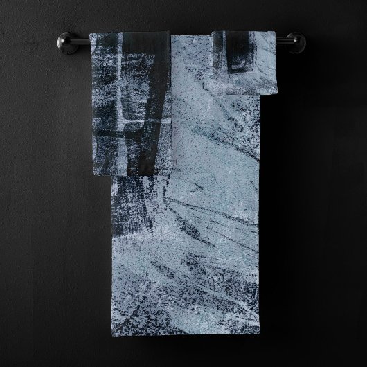 Graffiti Grunge gestrichen | Dunkle Marine und Den Badhandtuch Set