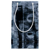 Graffiti Grunge gestrichen | Dunkle Marine und Den Kleine Geschenktüte (Vorderseite)