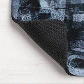 Graffiti Grunge gestrichen | Dunkle Marine und Den Mousepad (Ecke)