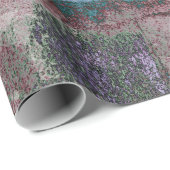 Graffiti Grunge gestrichen | Rost Blue Taupe Geschenkpapier (Rolleneckpunkt)