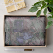 Graffiti Grunge gestrichen | Rost Blue Taupe Seidenpapier (Geschenk)