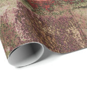 Graffiti Grunge Herbst Roter grüner Rost Rost Geschenkpapier (Rolleneckpunkt)