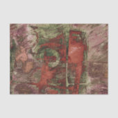 Graffiti Grunge Herbst Roter grüner Rost Rost Seidenpapier (Vorderseite)