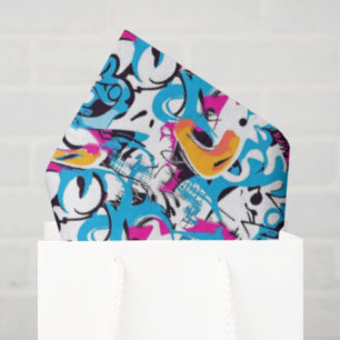 Graffiti Grunge Seidenpapier