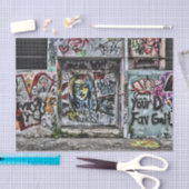 Graffiti Grunge Urban Street Wall Art Seidenpapier (Handwerk)