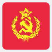 Graffiti Hammer & Sickle Stickers (Vorderseite)