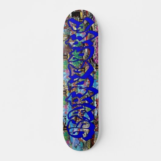 Graffiti HARDCORE Skateboard (Vorne)