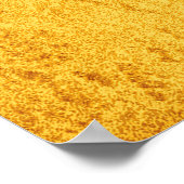 Graffiti heart gold Aquarellkunstposter Poster (Ecke)