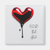 Graffiti heart Magnet art Deko (Vorne)