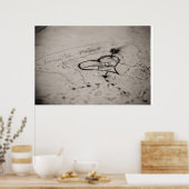 Graffiti Heart Poster (Küche)