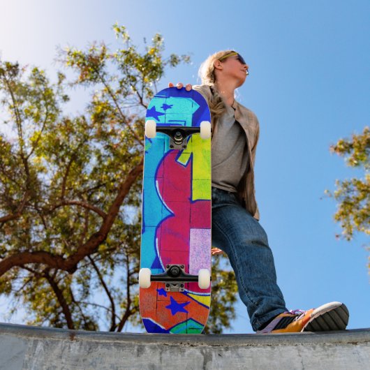 Graffiti Heart Skateboard (Außenbereich 1)