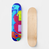 Graffiti Heart Skateboard (Vorderseite)