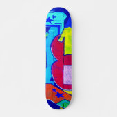 Graffiti Heart Skateboard (Vorne)