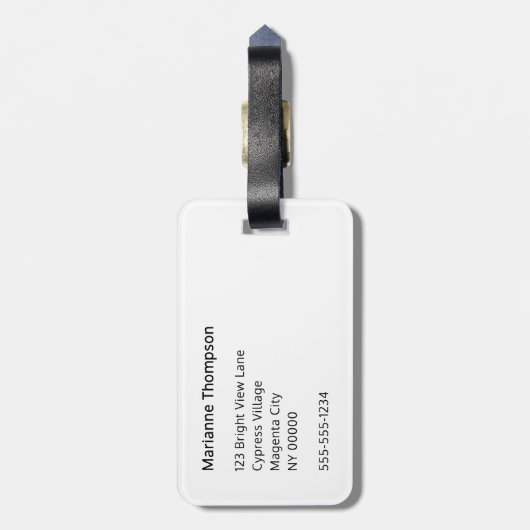 Graffiti Hearts Colorful Street Art Monogrammed Gepäckanhänger (Rückseite vertikal)