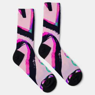 Graffiti Hearts Socks Socken